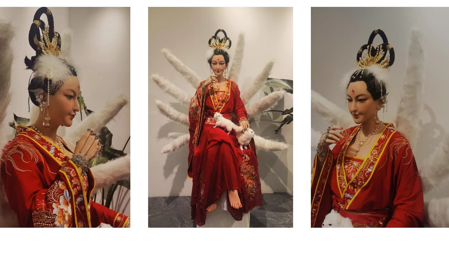 Wax figure art project documentation, view 3