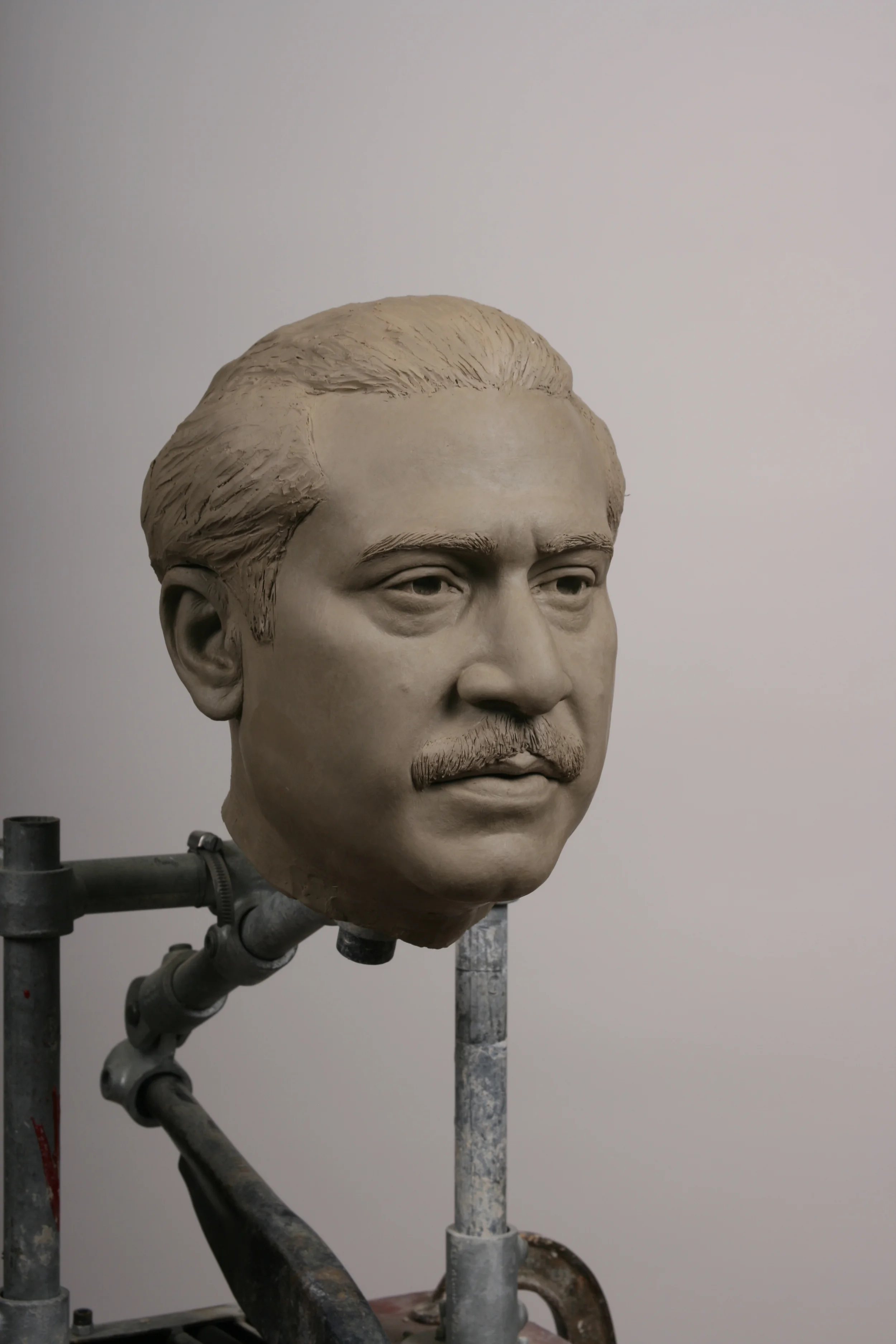 Half life-size, bronze Sheikh Mujibur Rahman