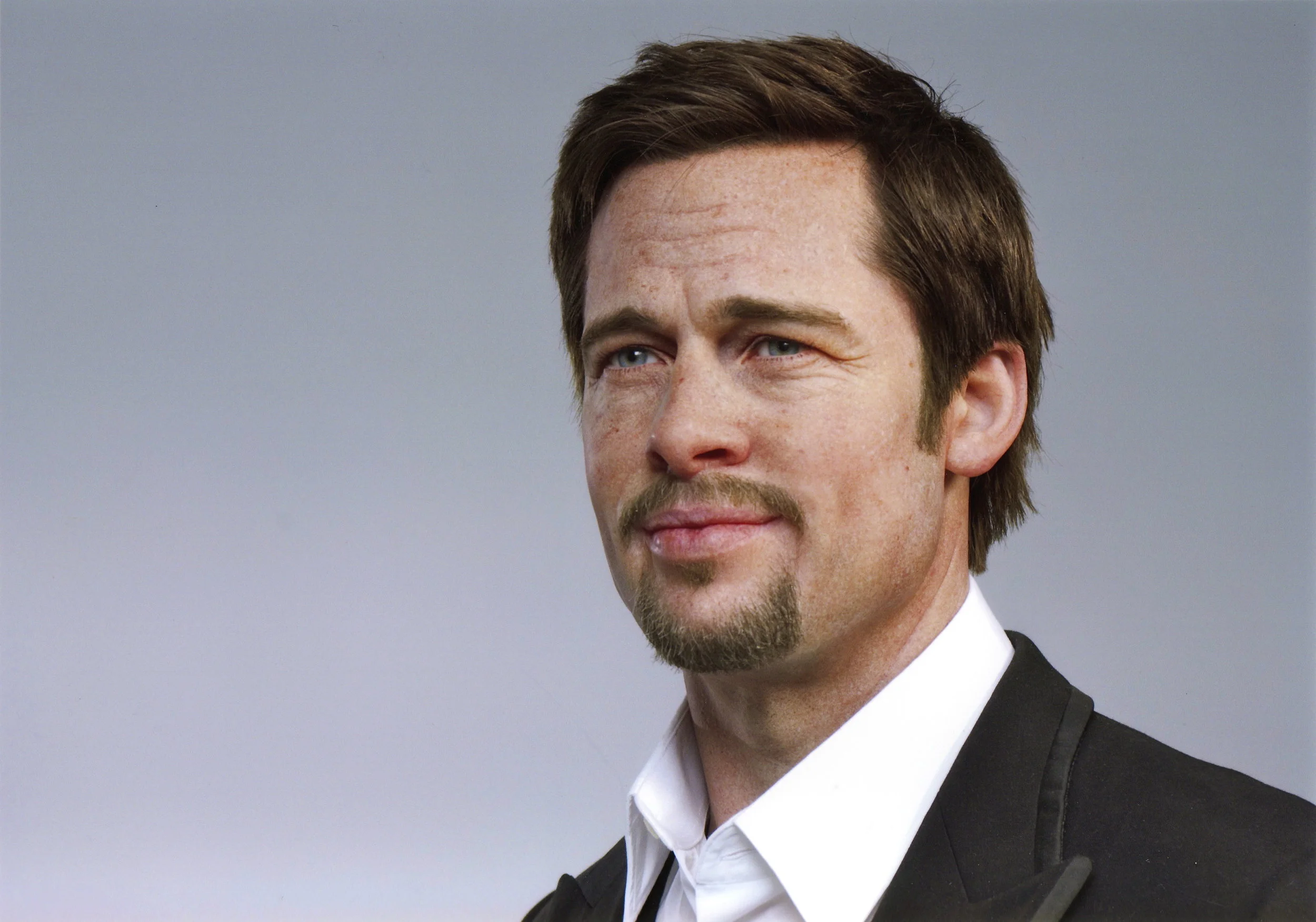 Brad Pitt wax portrait