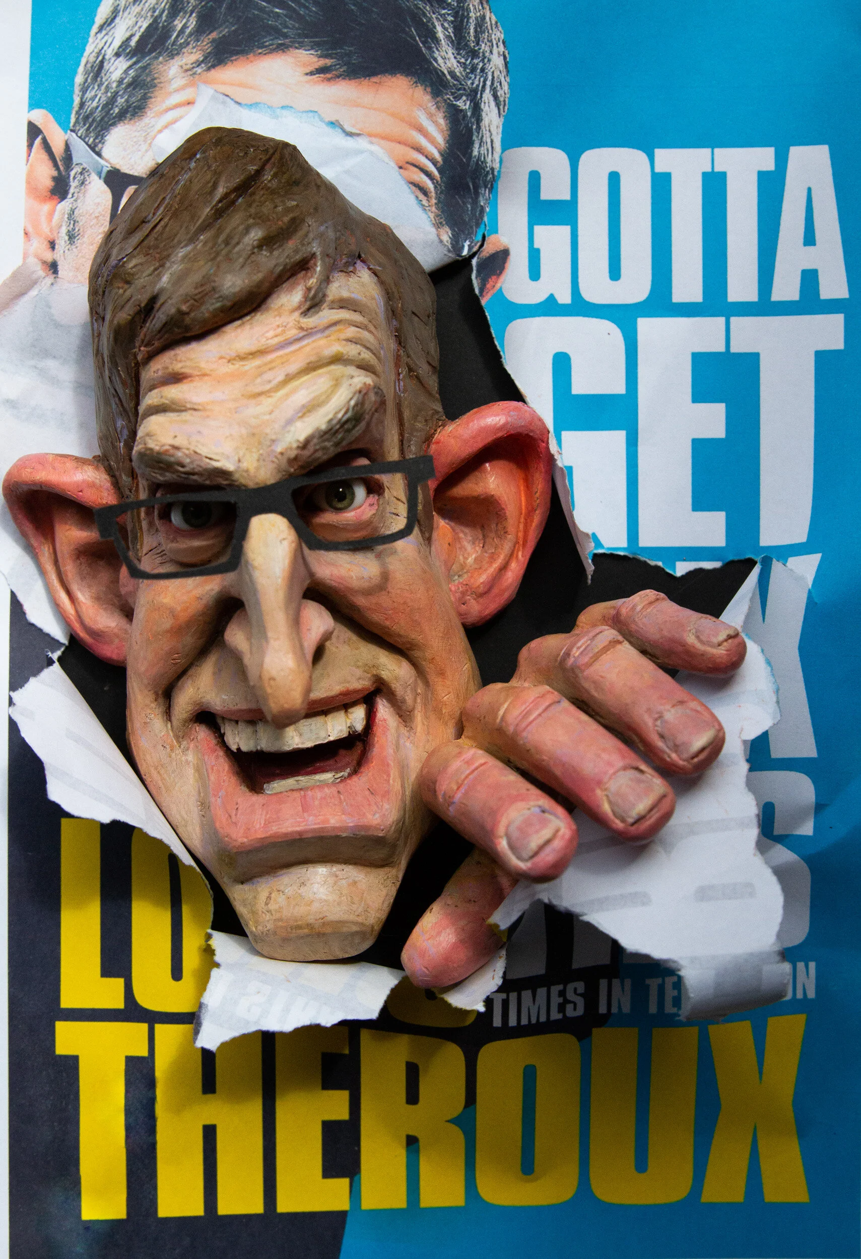 Louis Theroux Caricature Sculpture